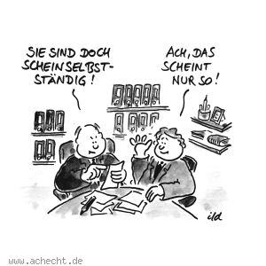 Cartoon: Scheint nur so