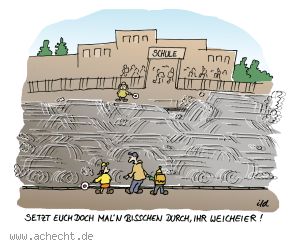 Cartoon: Setzt euch mal durch