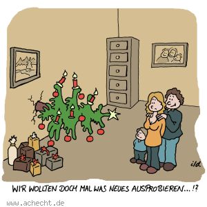 Cartoon: Neues ausprobieren