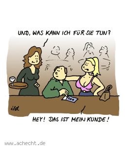 Cartoon: Mein Kunde