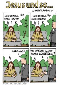 Cartoon: Hare Krshna