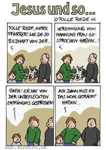 Cartoon: Tolle Rede