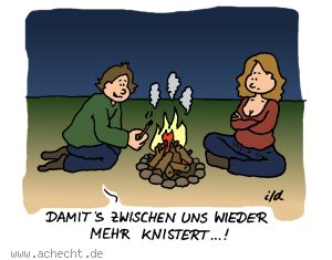 Cartoon: Damit's wieder mehr knistert