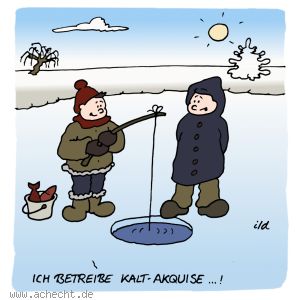 Cartoon: Kaltakquise