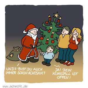 Cartoon: Immer schön achtsam