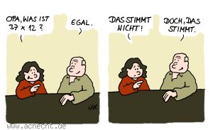 Cartoon: Doch das Stimmt