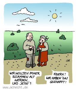 Cartoon: Feiern