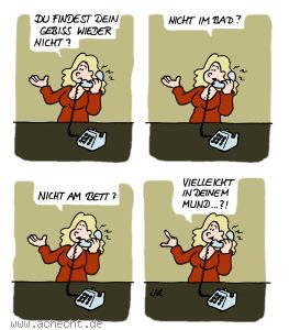 Cartoon: Gebiss weg