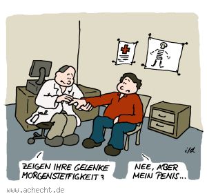 Cartoon: Morgensteifigkeit