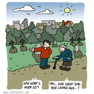 Cartoon: Wie wär's hier so
