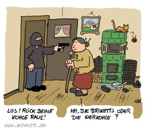 Cartoon: Kohle raus