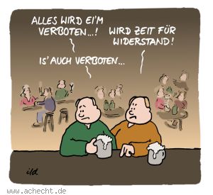 Cartoon: Alles verboten