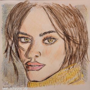 Bild: Skizze Frau 26 - 01