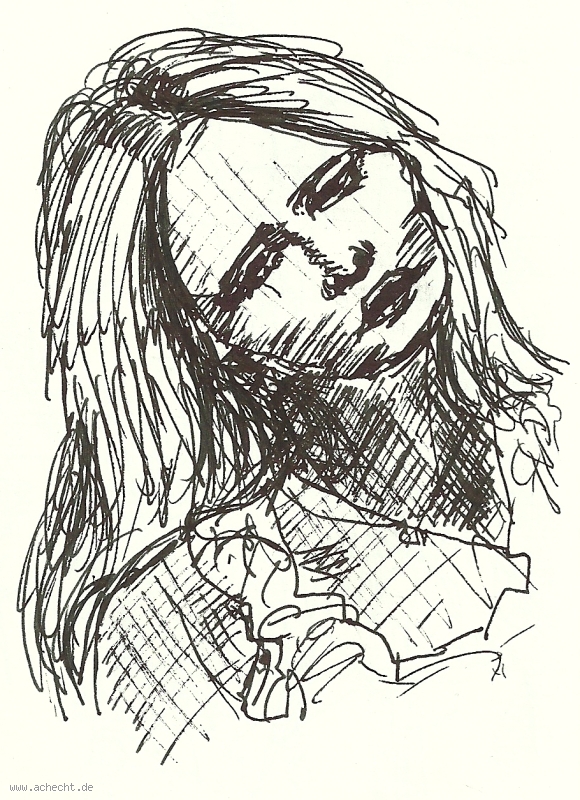 Kunst und so: Skizze Frau 9: Skizze, Zeichnung, Porträt, Frau