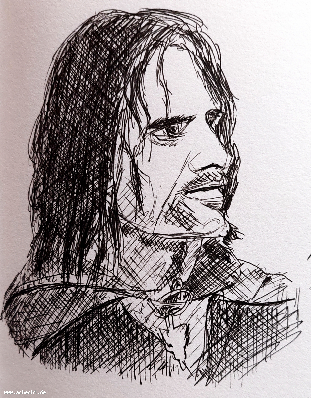 Kunst und so: Skizze Aragorn: Skizze, Mann, Herr der Ringe, Aragorn, Held, Sauron, Fantasy, Schauspieler, Film, Name