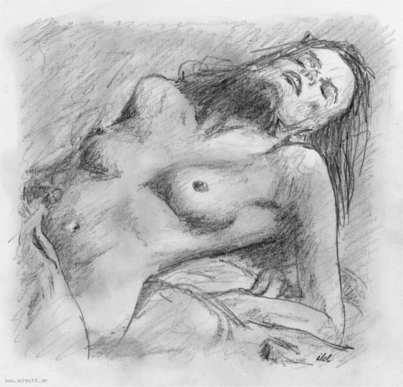 Kunst und so: Betty Prado: Betty Prado, Zeichnung, Akt, Frau, Erotik