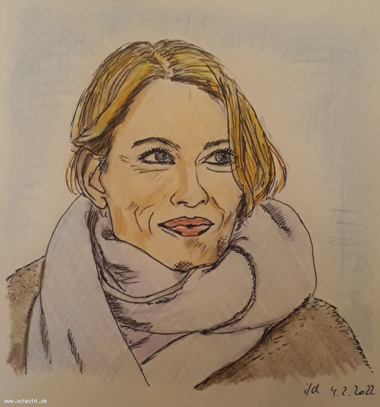 Kunst und so: Skizze Frau mit Schal: Skizze, Zeichnung, Frau, Schal, Skizzenbuch Kunst und so: Skizze Frau mit Schal: Skizze, Zeichnung, Frau, Schal, Skizzenbuch