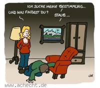 Cartoon: Suche meine Bestimmung