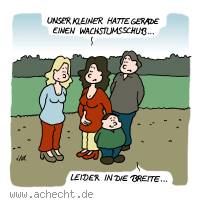 Cartoon: Wachstumsschub