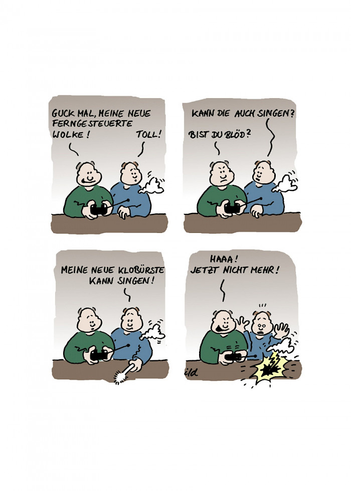 Ferngesteuerte Wolke
