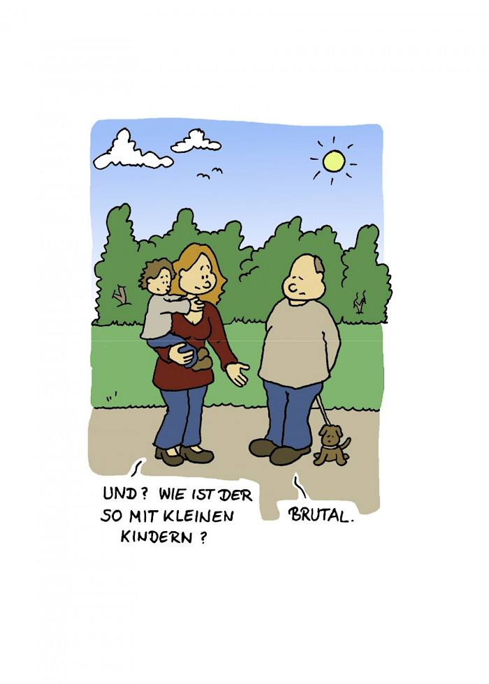 Wie ist der so mit Kindern?