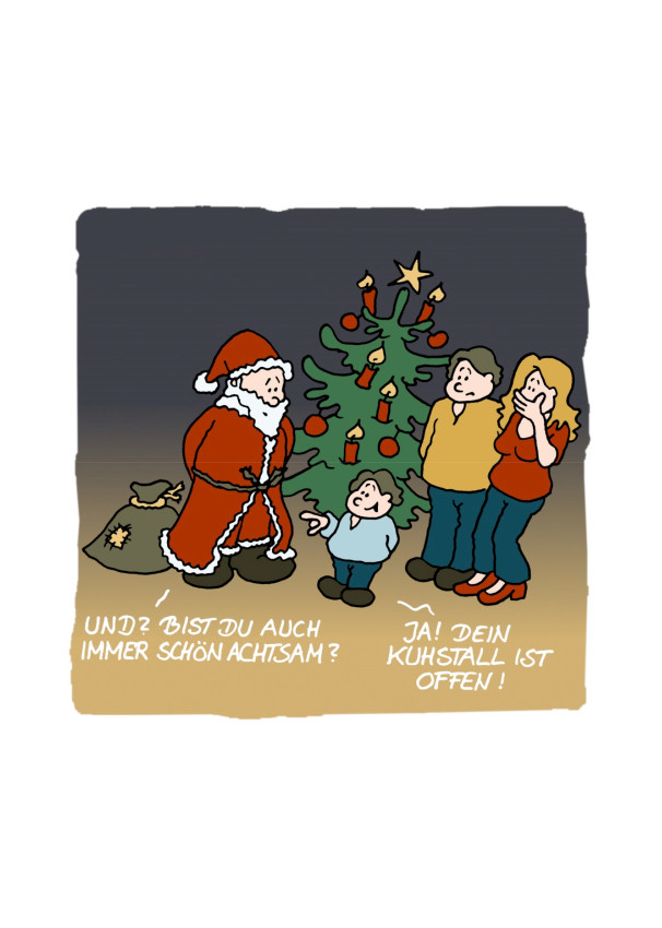 Achtsamkeit und so - Kuhstall